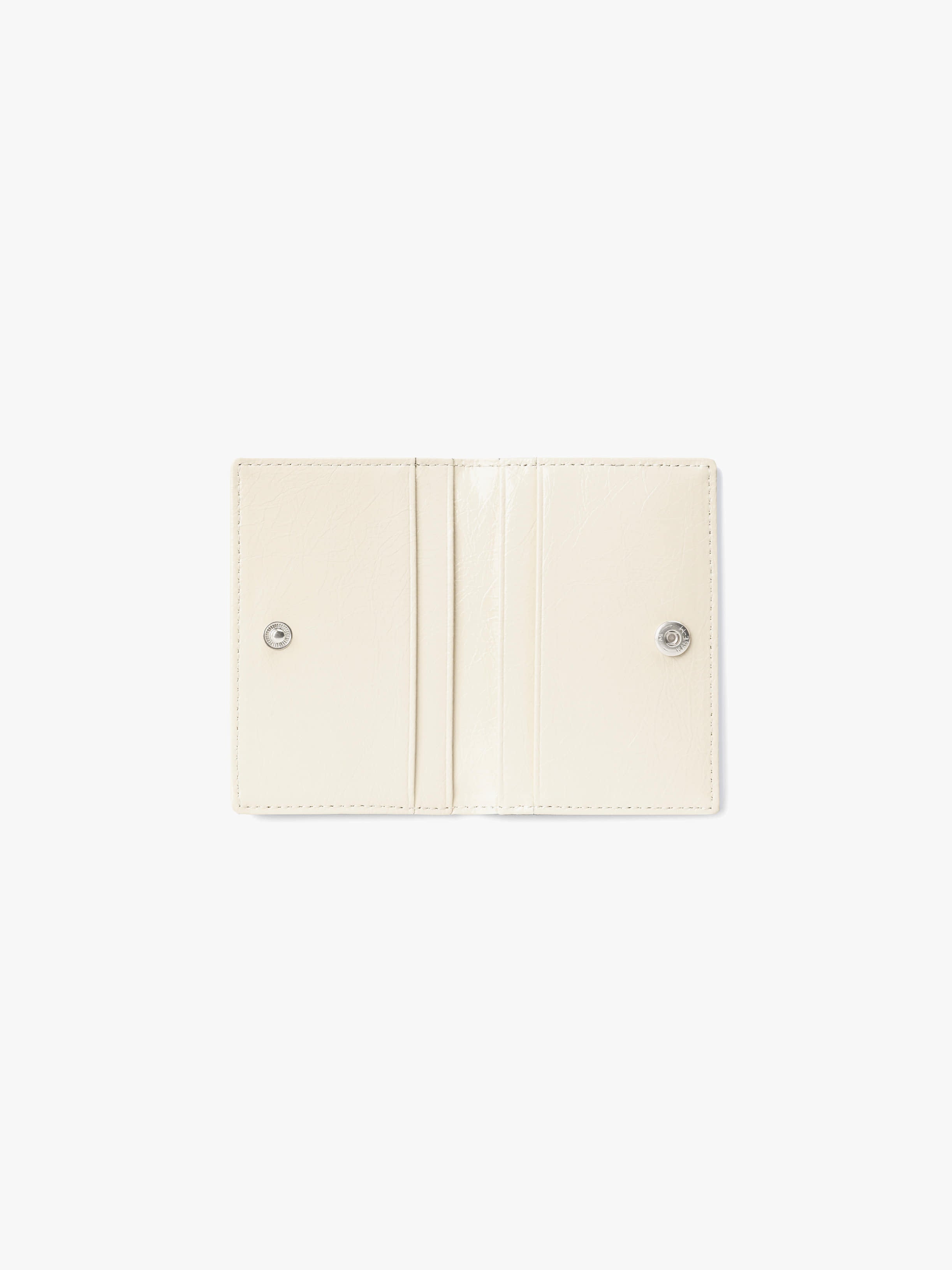 CRINKLE SOFT CARD CASE (VANILLA)