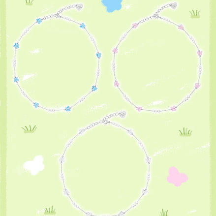 Almost Blue - FLUTTER NECKLACE (3colors)