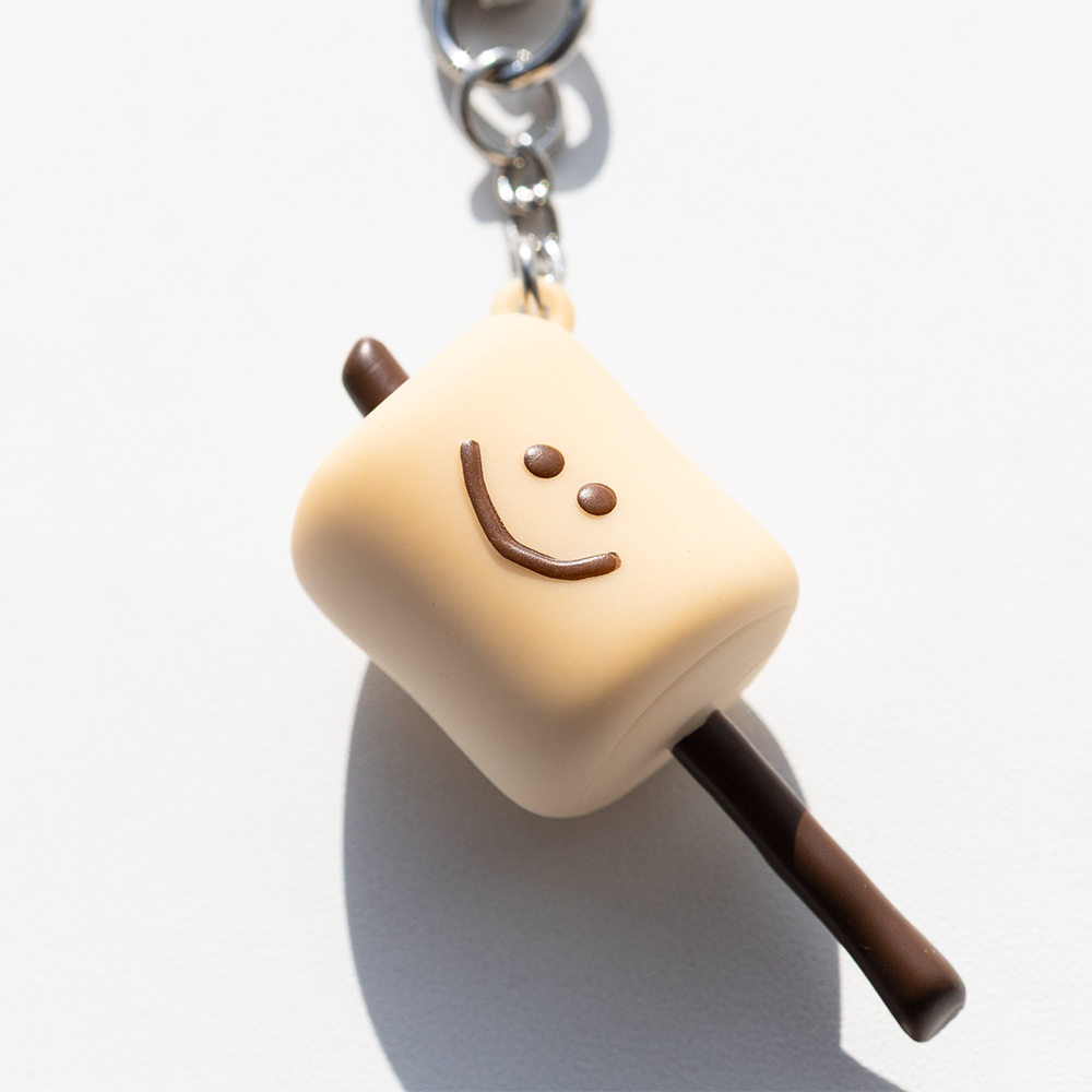 tanning marsh keychain