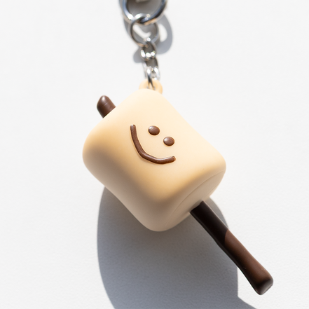 tanning marsh keychain