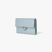 HEARTY FLAP WALLET (HAZE BLUE)