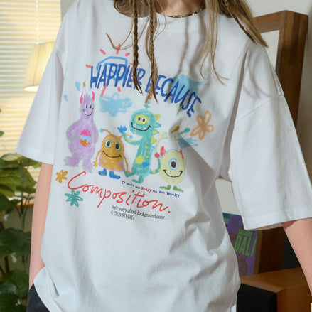 CPGN STUDIO - DPT HAPPY DAY TSHIRT (WHITE)