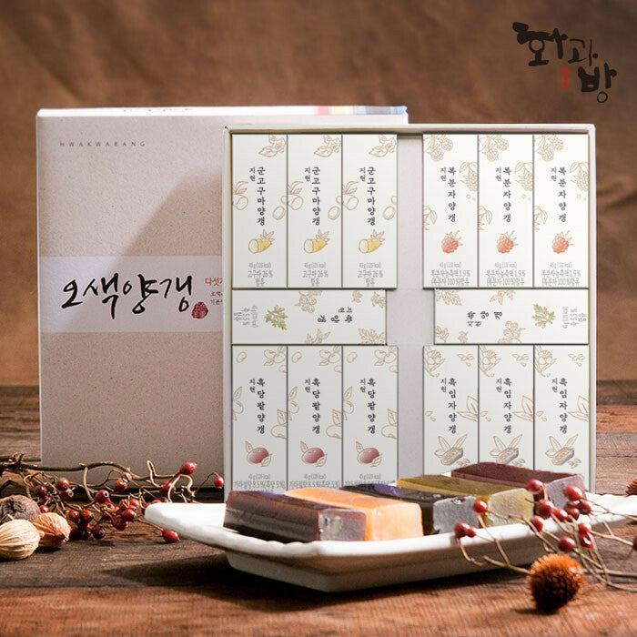 韓國화과방 五色羊羹