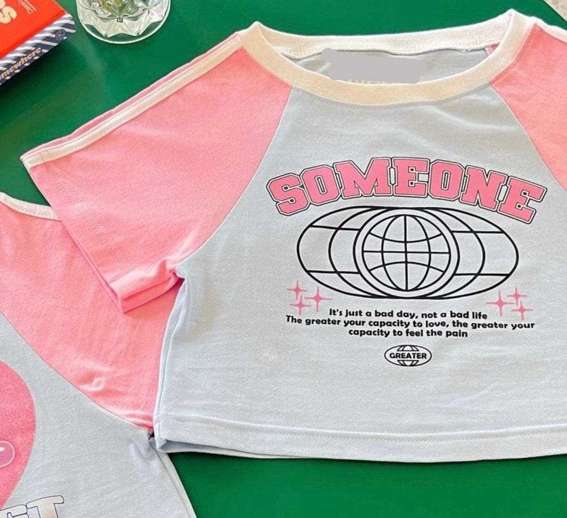 (現貨) THAILAND VINTAGE SOMEONE CROP TEE