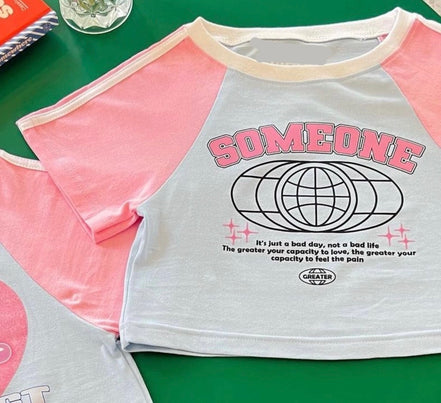 (現貨) THAILAND VINTAGE SOMEONE CROP TEE