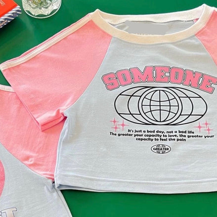 (現貨) THAILAND VINTAGE SOMEONE CROP TEE