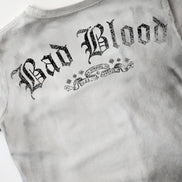 Bad Blood - crack print t-shirt (White)