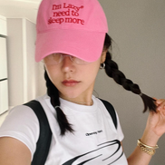 [KARINA/WINTER同款] LAZYZ - Sleep More Washing Ball Cap (9 COLORS)