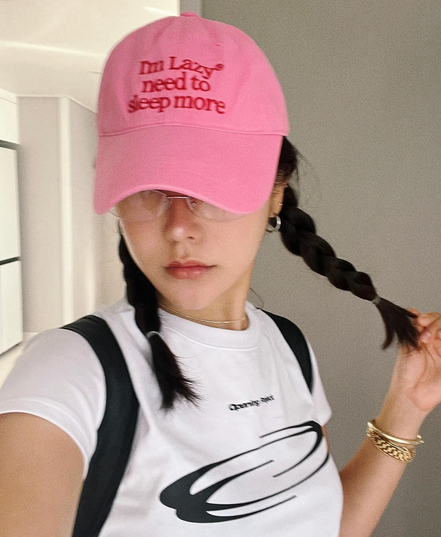 [KARINA/WINTER同款] LAZYZ - Sleep More Washing Ball Cap (9 COLORS)
