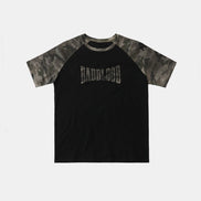 bad blood - Contrast short sleeve (Green Camo)