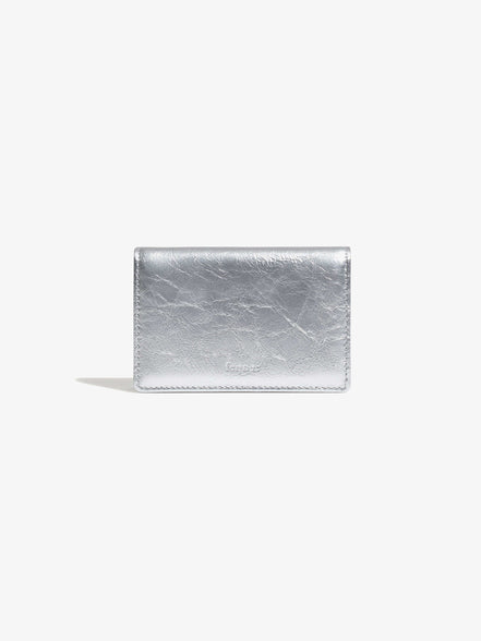 CRINKLE NAME POCKET (SILVER)