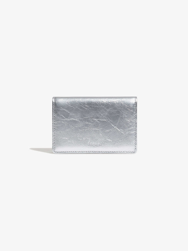 CRINKLE NAME POCKET (SILVER)
