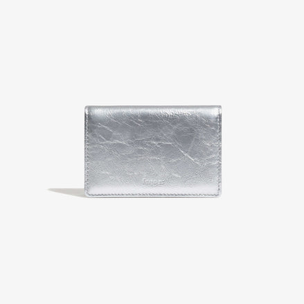 CRINKLE NAME POCKET (SILVER)