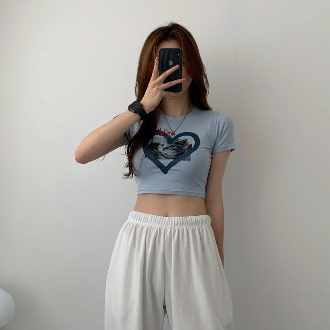 現貨 KR BABY CATS CROP TEE 3 COLORS