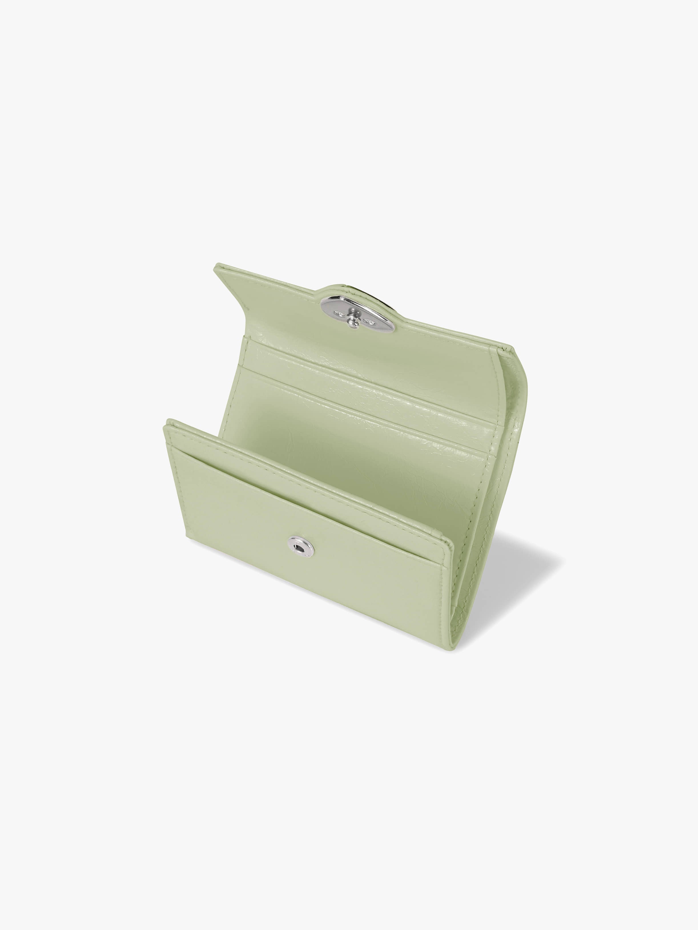 HEARTY FLAP WALLET (PISTACHIO)