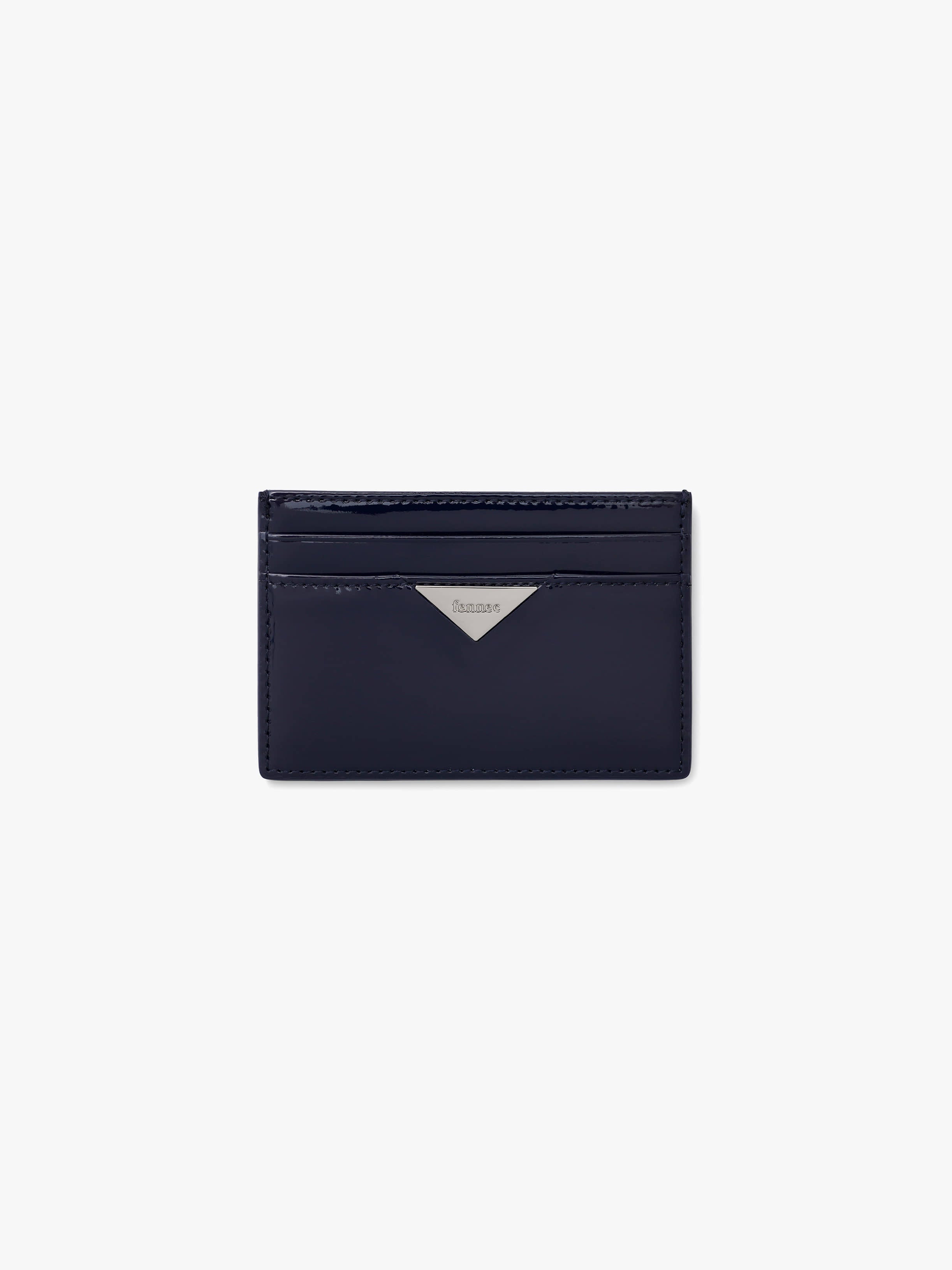 TRIANGLE SLIT CARD HOLDER (NAVY BLUE)