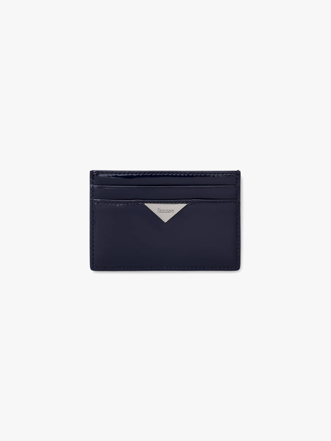 TRIANGLE SLIT CARD HOLDER (NAVY BLUE)