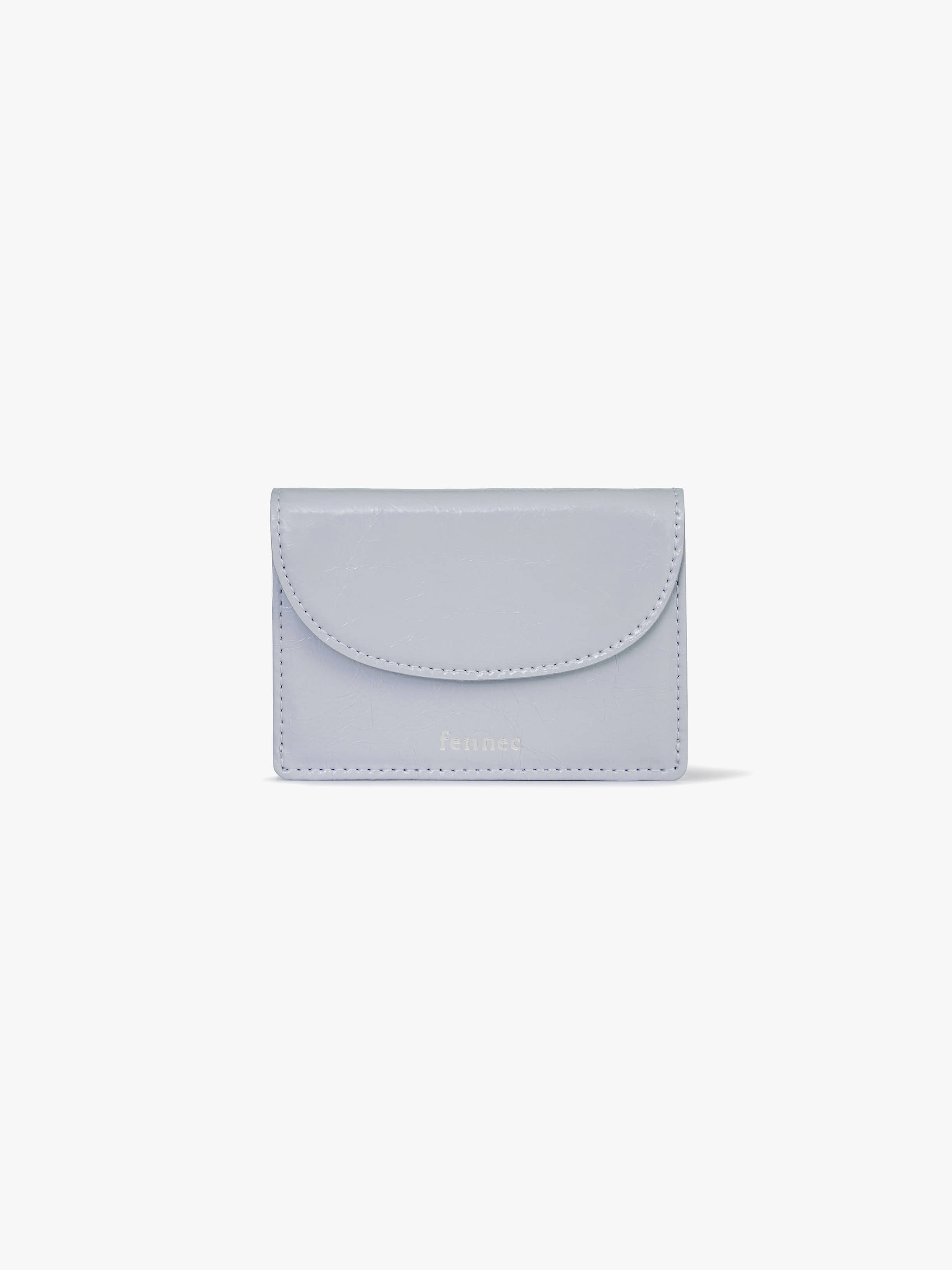 CRINKLE HALFMOON MINI WALLET (MISTY LAVENDER)