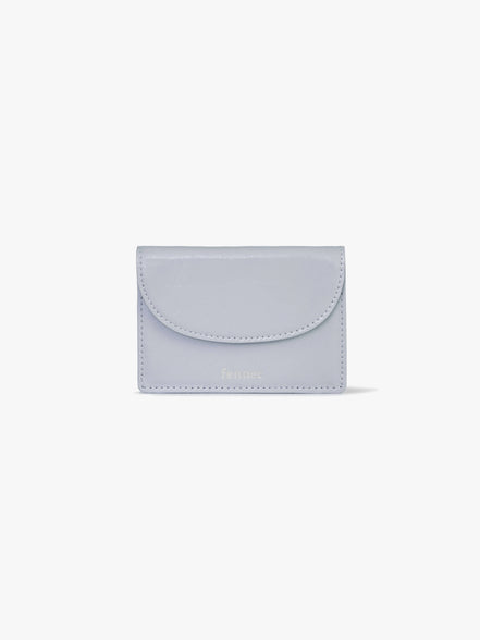 CRINKLE HALFMOON MINI WALLET (MISTY LAVENDER)