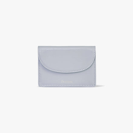 CRINKLE HALFMOON MINI WALLET (MISTY LAVENDER)