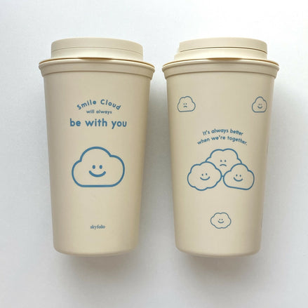 Skyfolio - smile cloud tumbler｜2 types