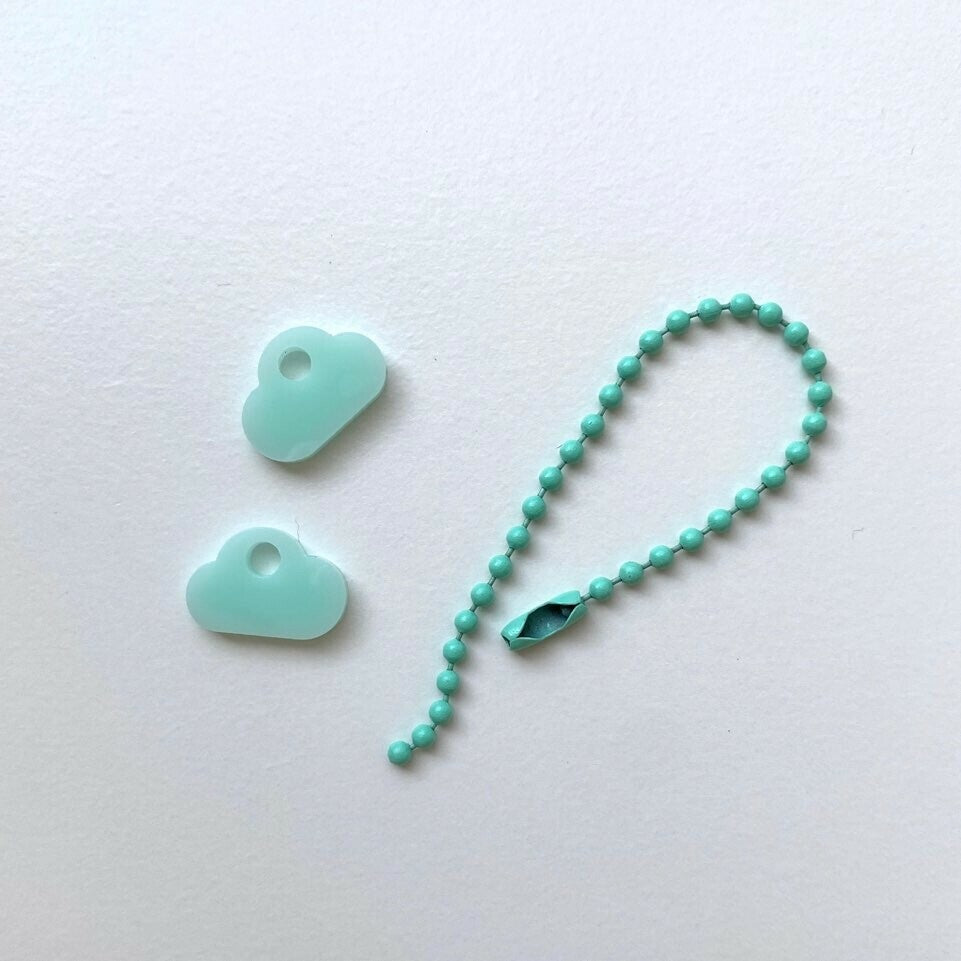 Skyfolio - cloud keyring mint