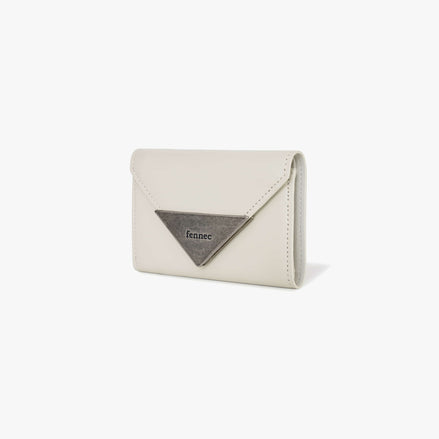 MATT TRIANGLE WALLET (CREAM)