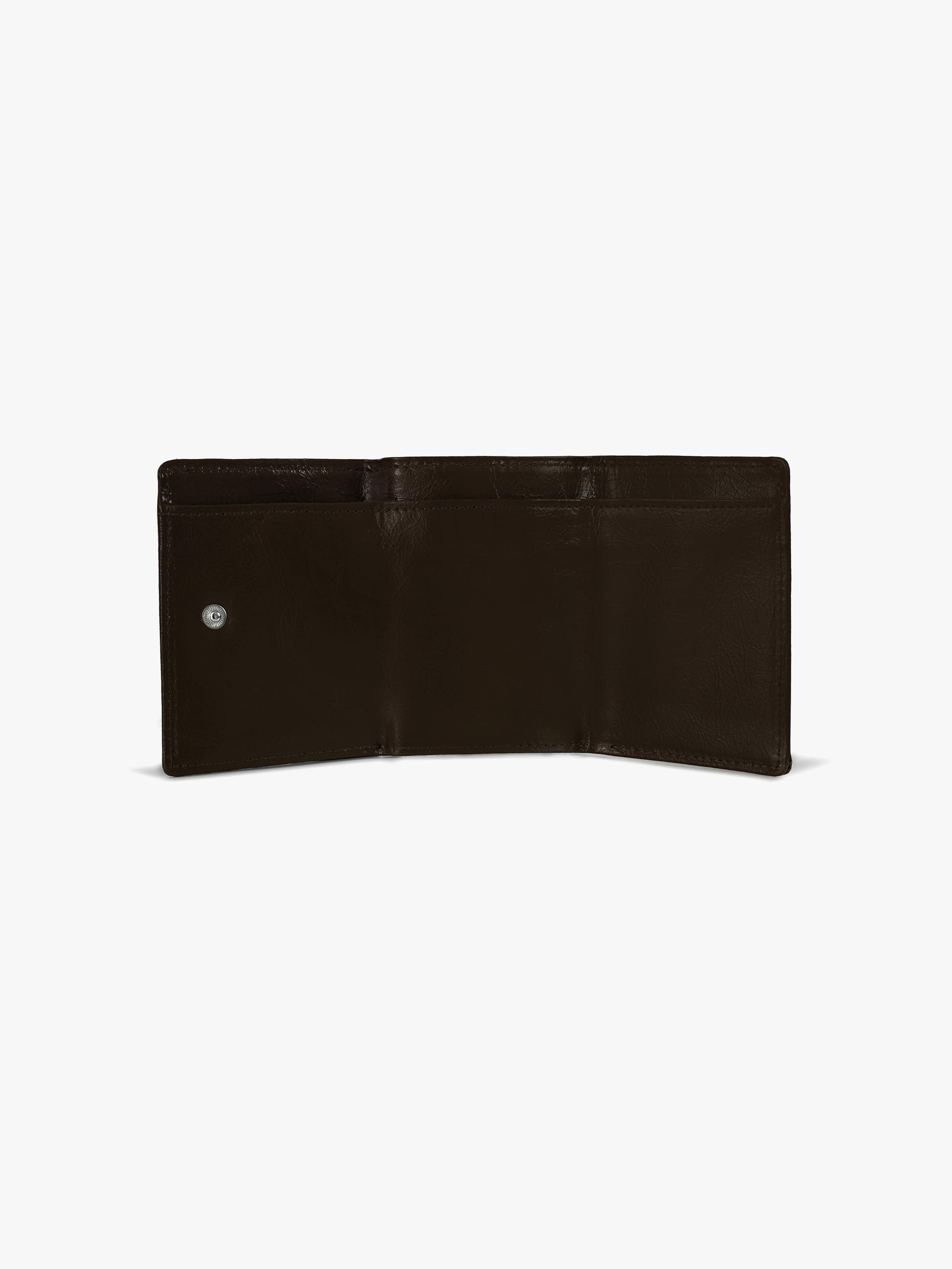 CRINKLE HALFMOON MINI WALLET (ESPRESSO)