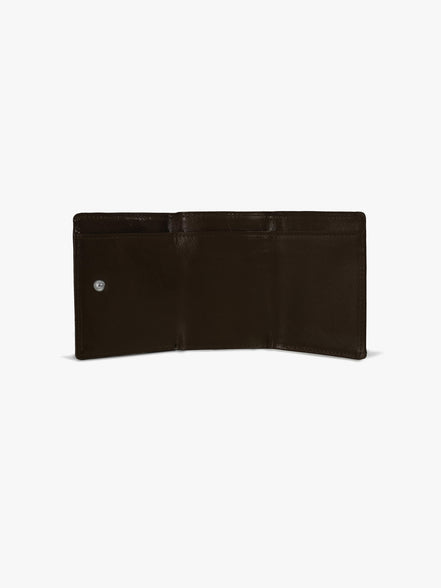 CRINKLE HALFMOON MINI WALLET (ESPRESSO)
