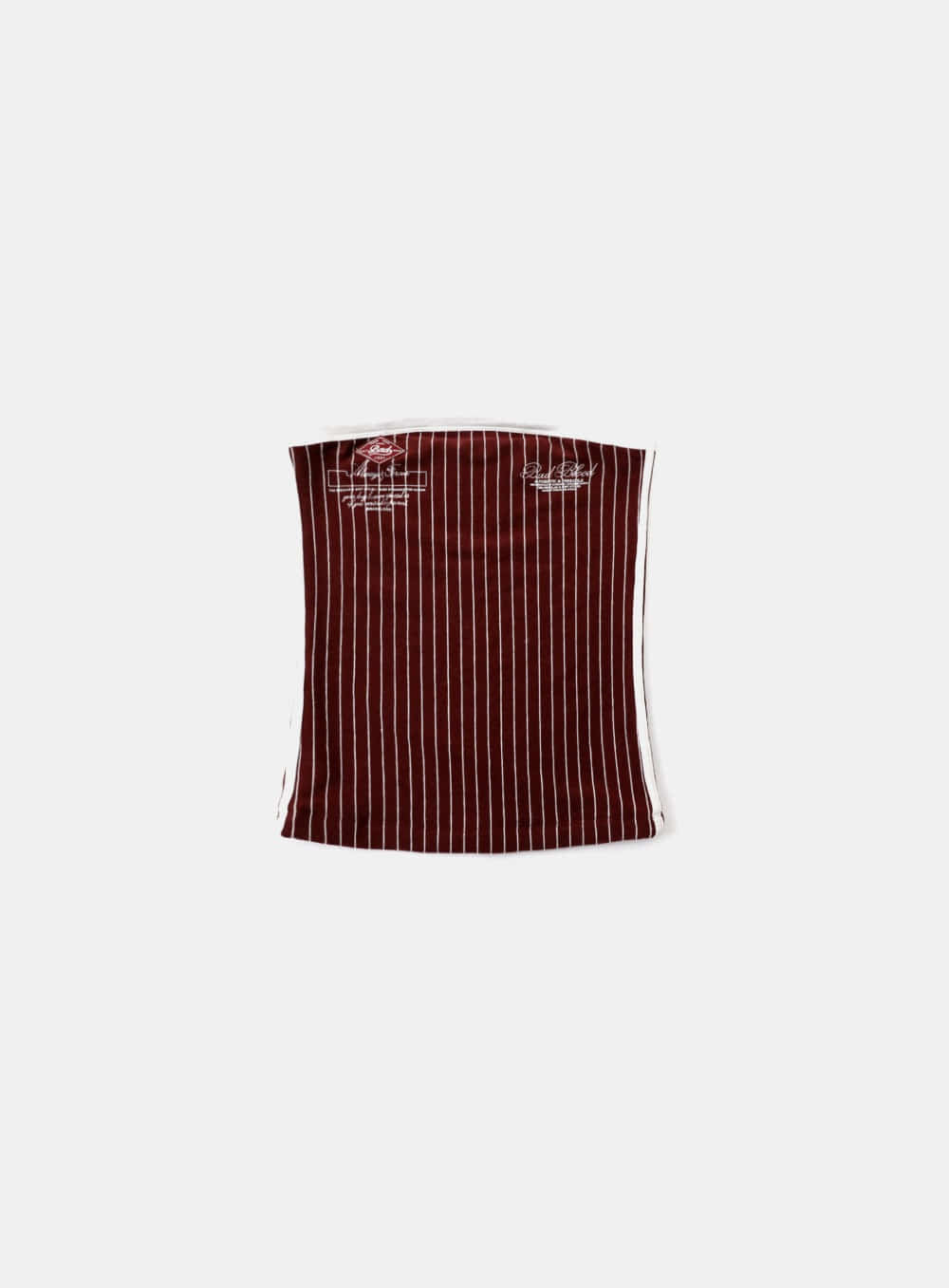 bad blood - Classic Logo Stripe Tube Top (Wine)