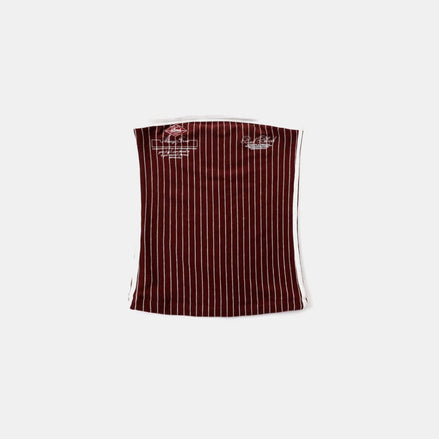 bad blood - Classic Logo Stripe Tube Top (Wine)