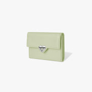 HEARTY FLAP WALLET (PISTACHIO)
