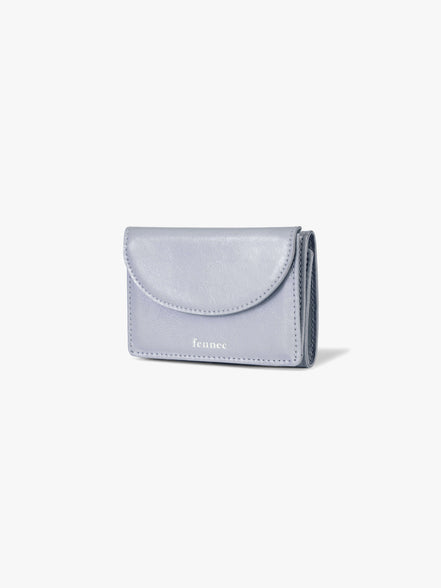 CRINKLE HALFMOON MINI WALLET (MISTY LAVENDER)