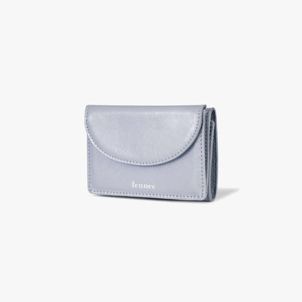 CRINKLE HALFMOON MINI WALLET (MISTY LAVENDER)