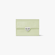 HEARTY FLAP WALLET (PISTACHIO)