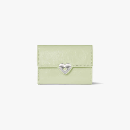 HEARTY FLAP WALLET (PISTACHIO)