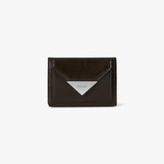 fennec - TRIANGLE COIN POCKET WALLET (ESPRESSO)
