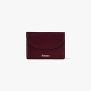 CRINKLE HALFMOON MINI WALLET (DEEP CHERRY)
