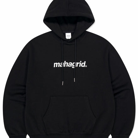mahagrid - BASIC LOGO HOODIE (BLACK)
