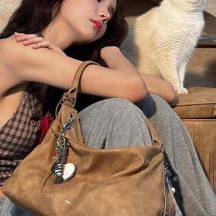 [Wendy同款] Stand Oil - Mushy Bag (Camel)
