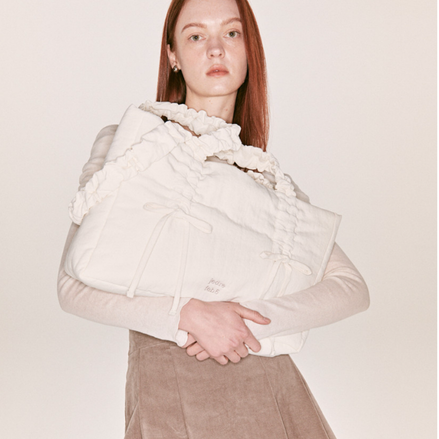 JEDREFEB5 - Butterfly shoulder bag Large (Ivory)