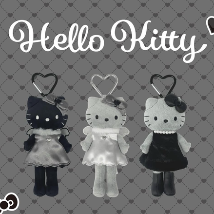 (3月預訂) SANRIO HELLO KITTY B&W 長腿