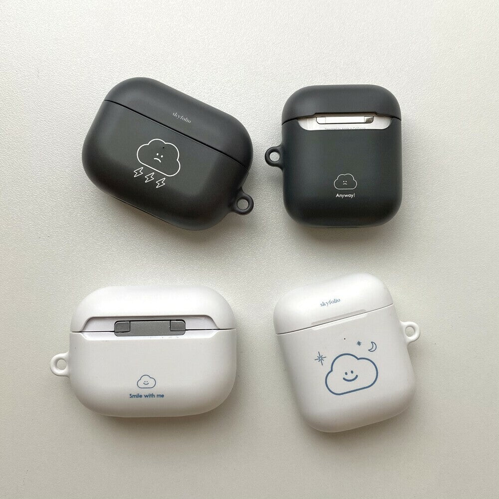 Skyfolio - whiteline cloud AirPods/ AirPods Pro Case