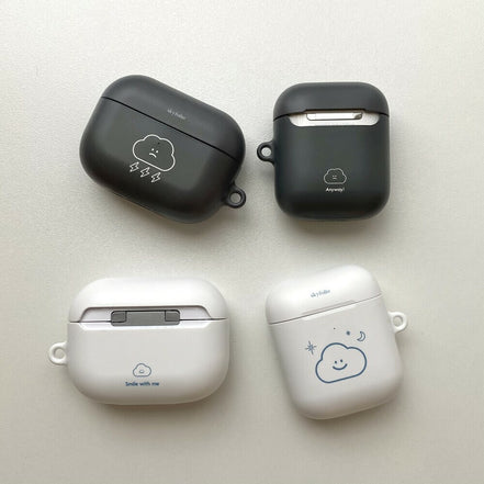 Skyfolio - whiteline cloud AirPods/ AirPods Pro Case
