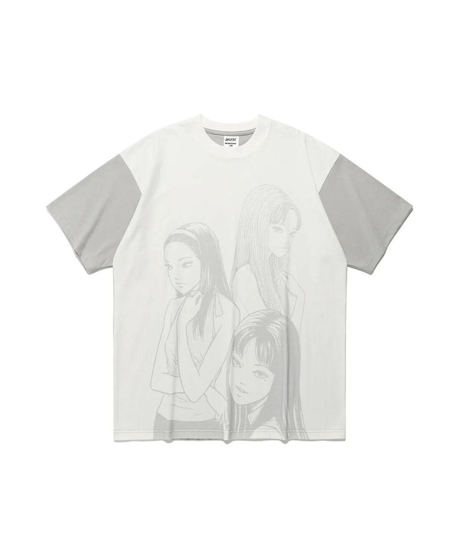 富江 X NICEGHOSTCLUB - JUNJI ITO MANIAC 3TOMIE BIG BIG TEE (WHITE)