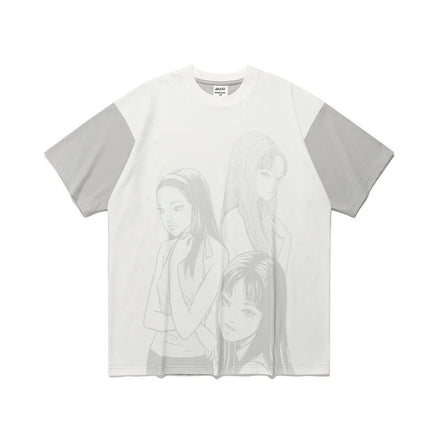 富江 X NICEGHOSTCLUB - JUNJI ITO MANIAC 3TOMIE BIG BIG TEE (WHITE)