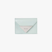CRINKLE TRIANGLE ACCORDION POCKET D (PALE MINT)
