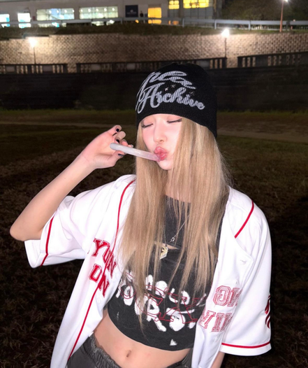 [WINTER同款] lettering logo beanie (BLACK)