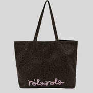 MAISON DE ROLA LEOPARD SHOULDER BAG (BROWN)