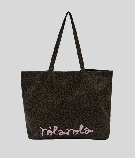 MAISON DE ROLA LEOPARD SHOULDER BAG (BROWN)